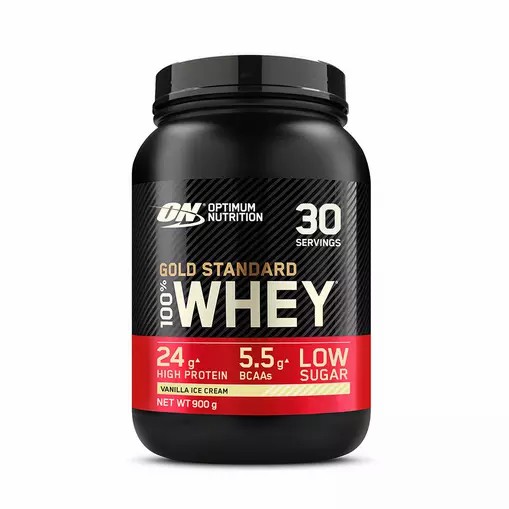Optimum Nutrition Gold Standard 100% Whey Protein Powder Vanilla Ice Cream 900 grams (30 Servings) Schweiz | 4735LDKAB