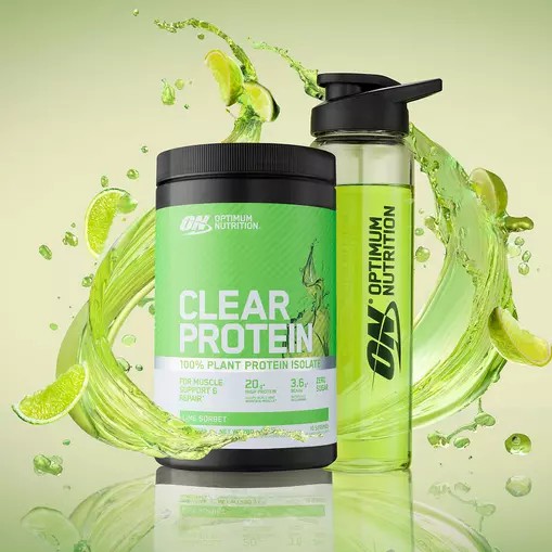 Optimum Nutrition ON Clear Protein 100% Plant Protein Isolate Lime Sorbet 280 grams (10 Servings) Schweiz | 6194RKOTY